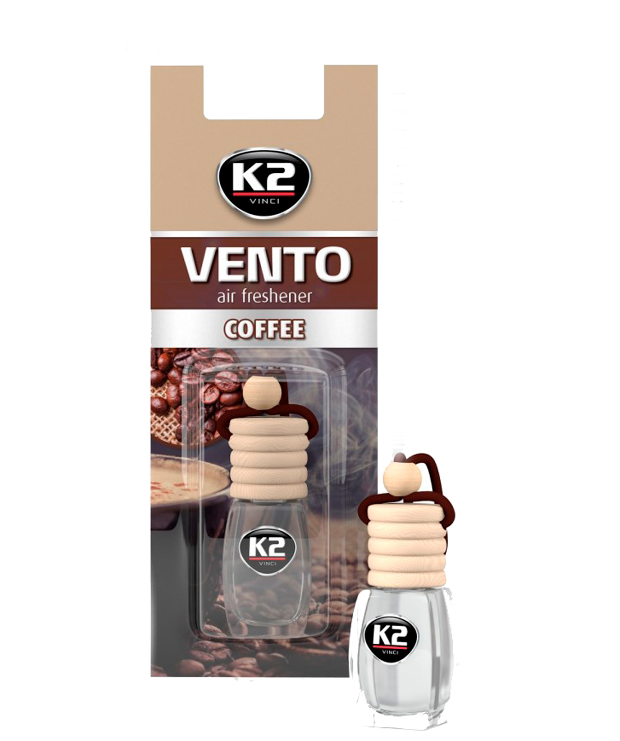Освежитель `Standard Oil` воздуха автомобильный K2 Vinci vento coffee