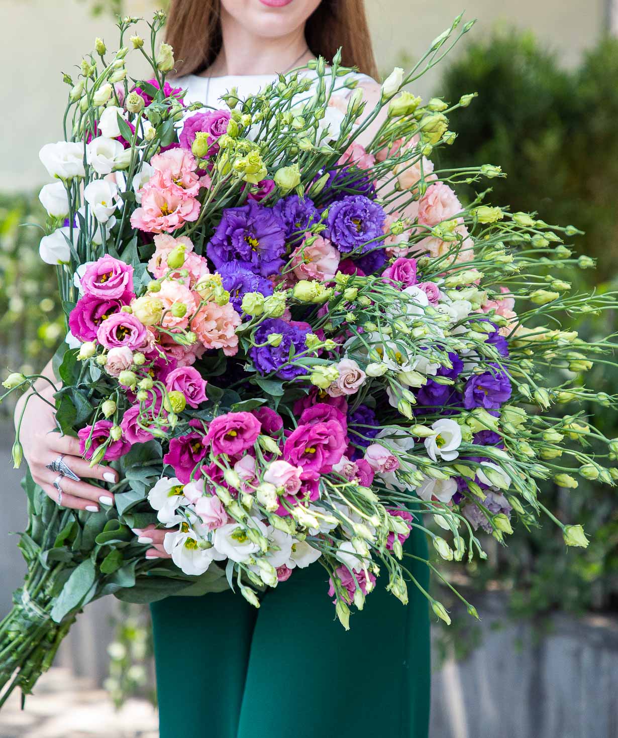 Bouquet ''Canolo'' with lisianthus