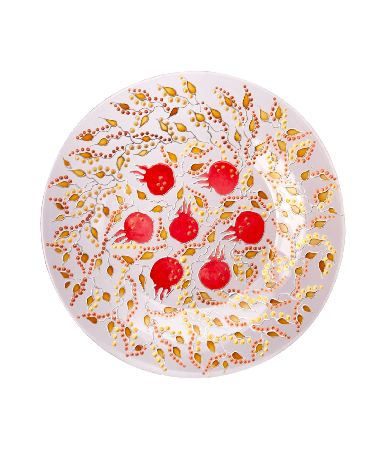 Plate `Taraz Art` decorative, glass №21