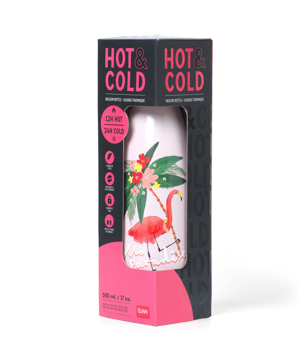Vacuum Bottle «Legami» Hot & Cold, Flamingo, 500 ml