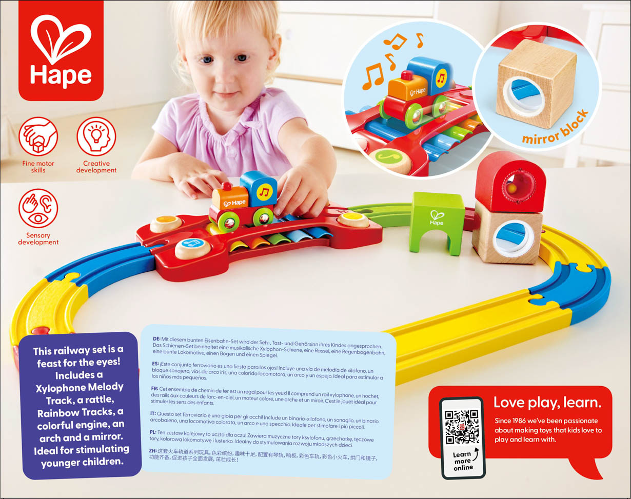 Сенсорная железная дорога «Hape» HP-H3822