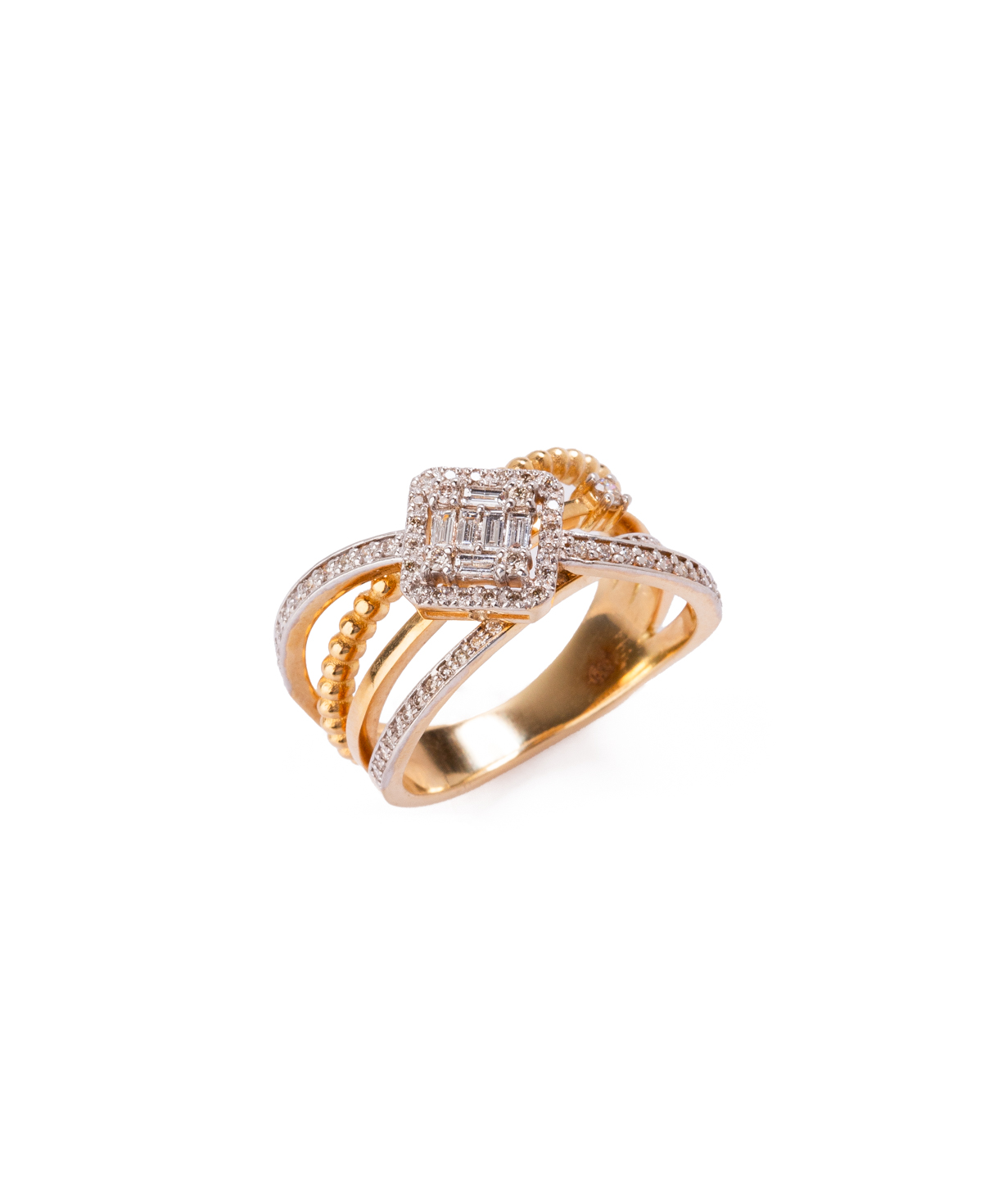 Ring `Less is more` gold №131