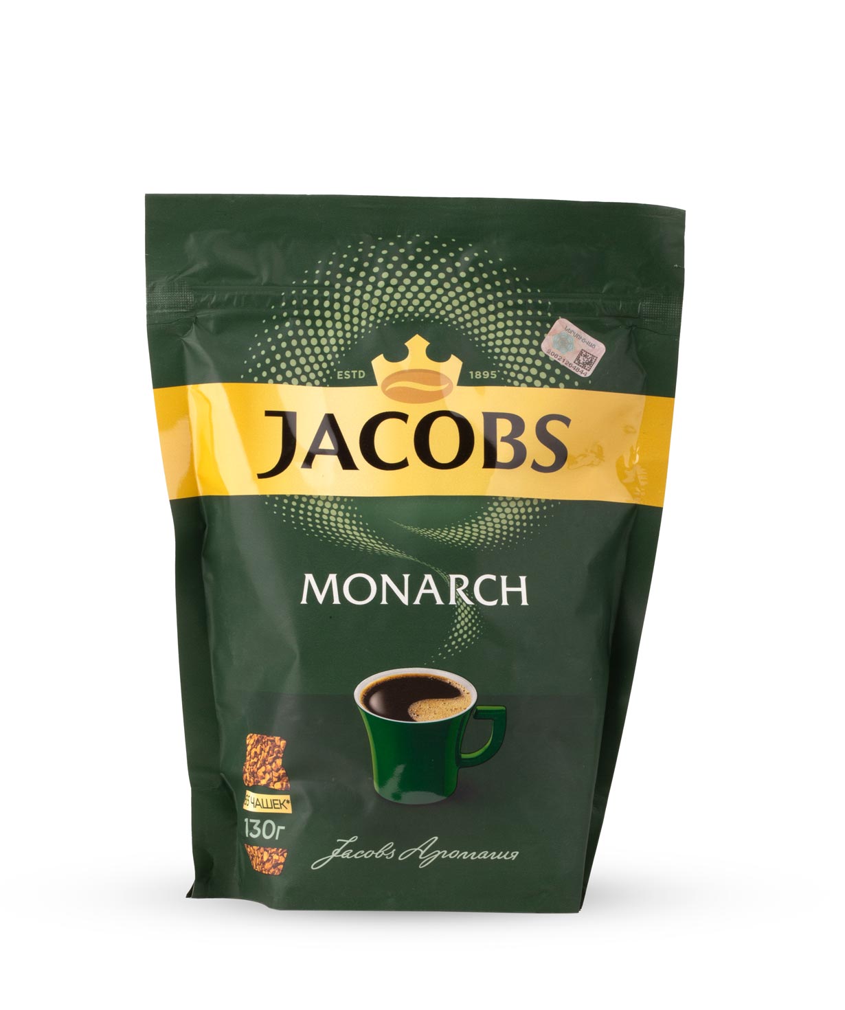 Растворимый кофе `Jacobs Monarch` 130 г