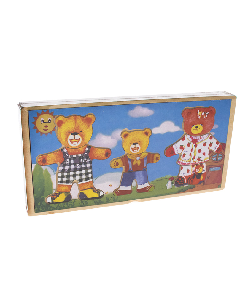 Wooden puzzle ''Bears''