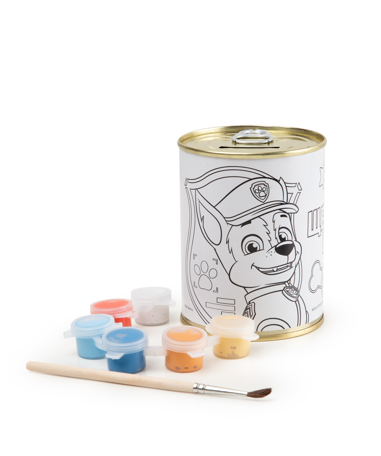Piggy bank «Paw Patrol» color-it-yourself