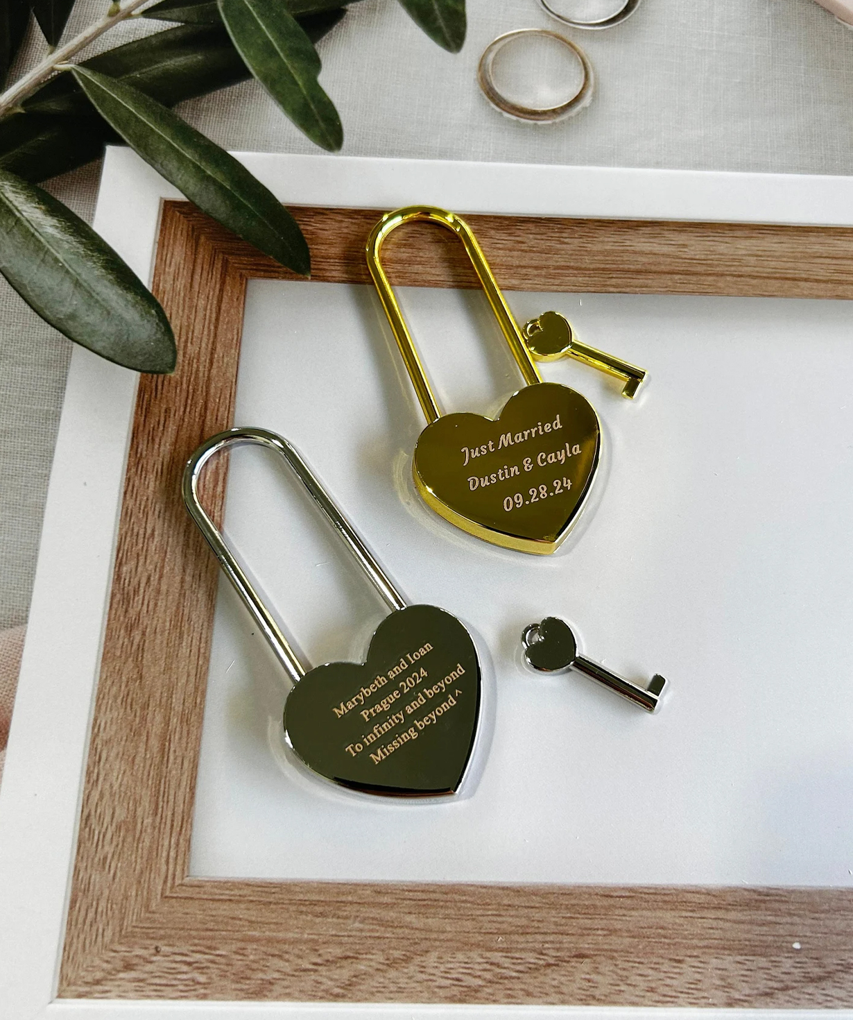 Lock «You and Me» 1 pc