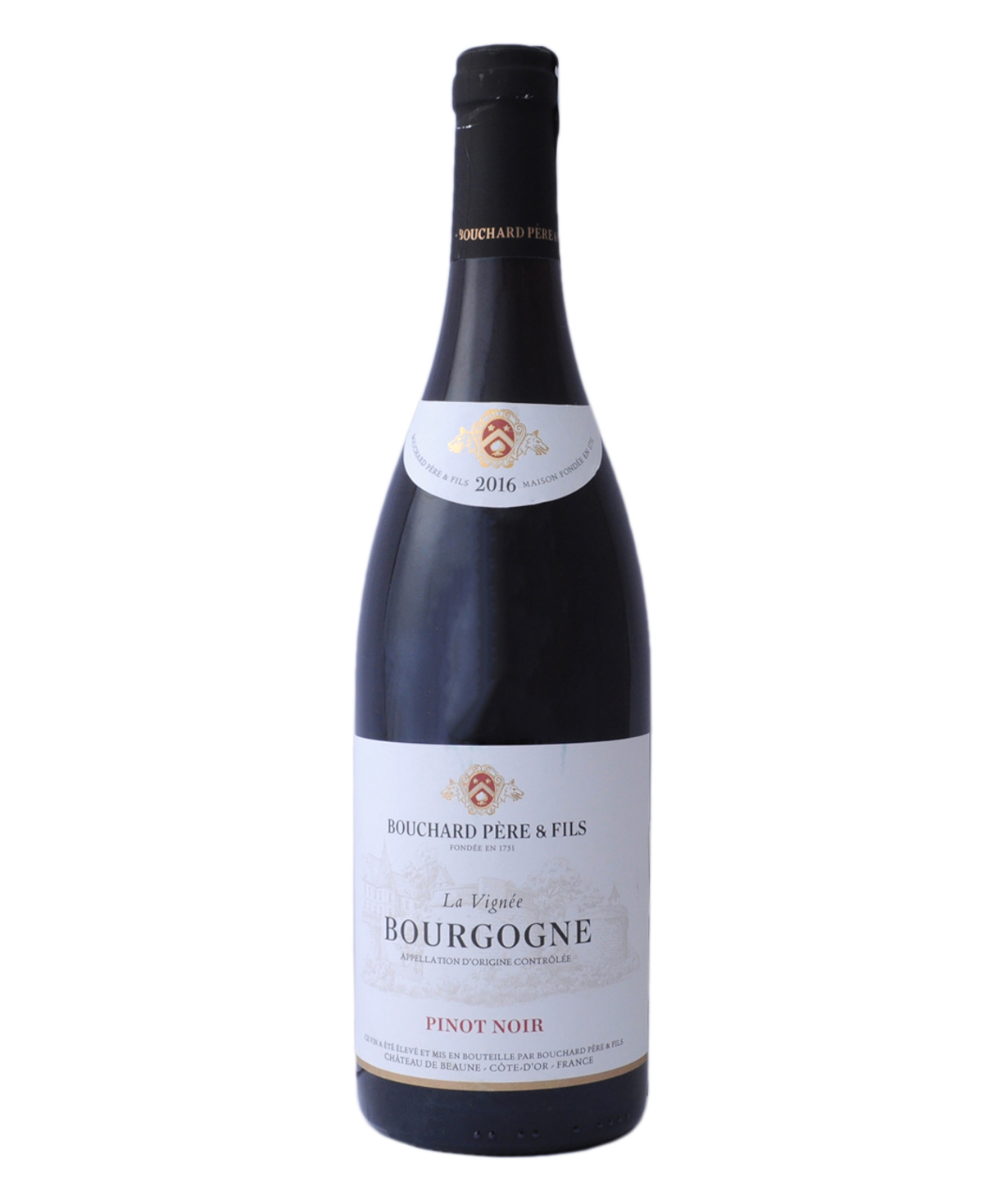 Wine `Bourgogne Pinot` red dry 750 ml