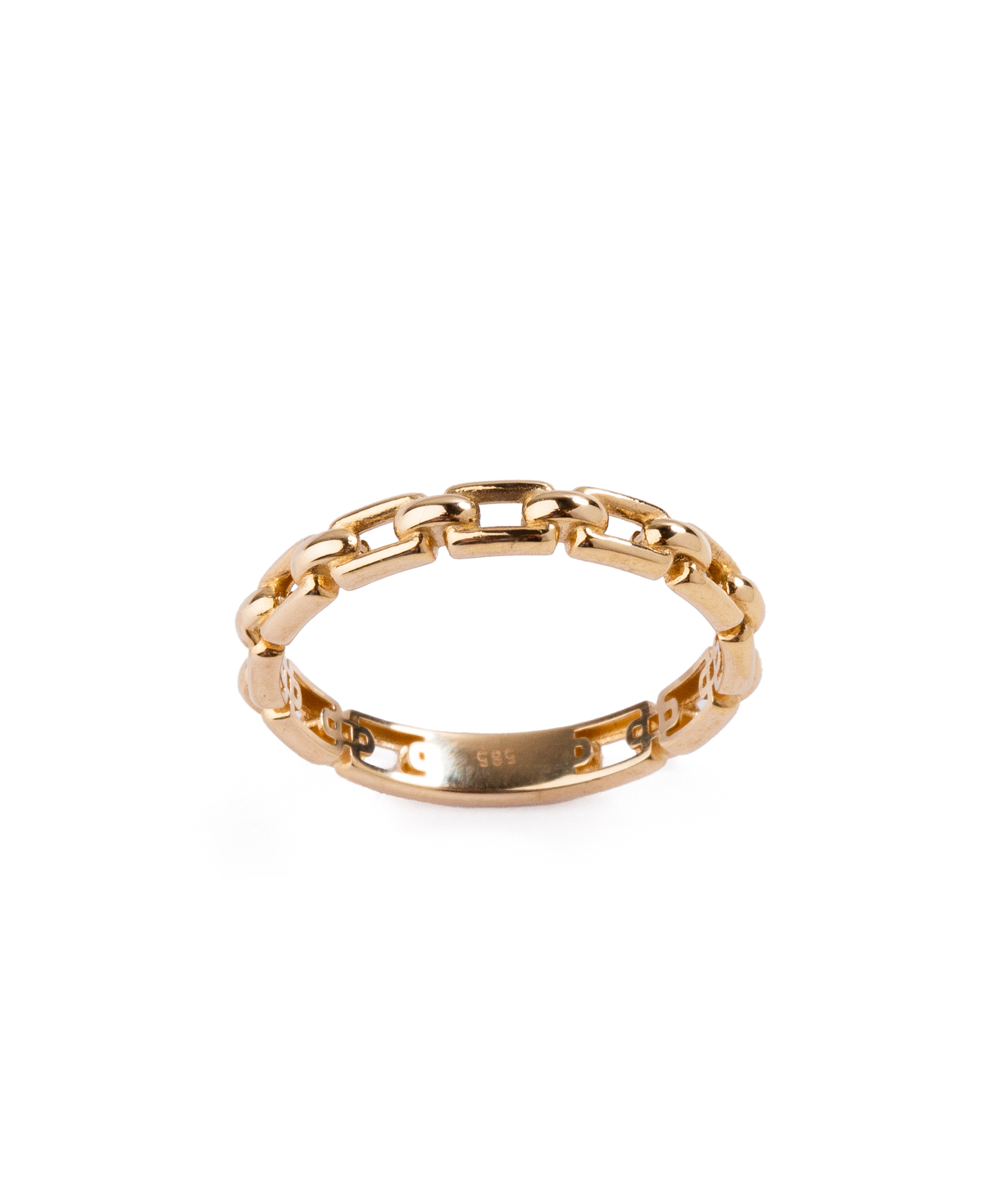 Ring `Less is more` gold №139
