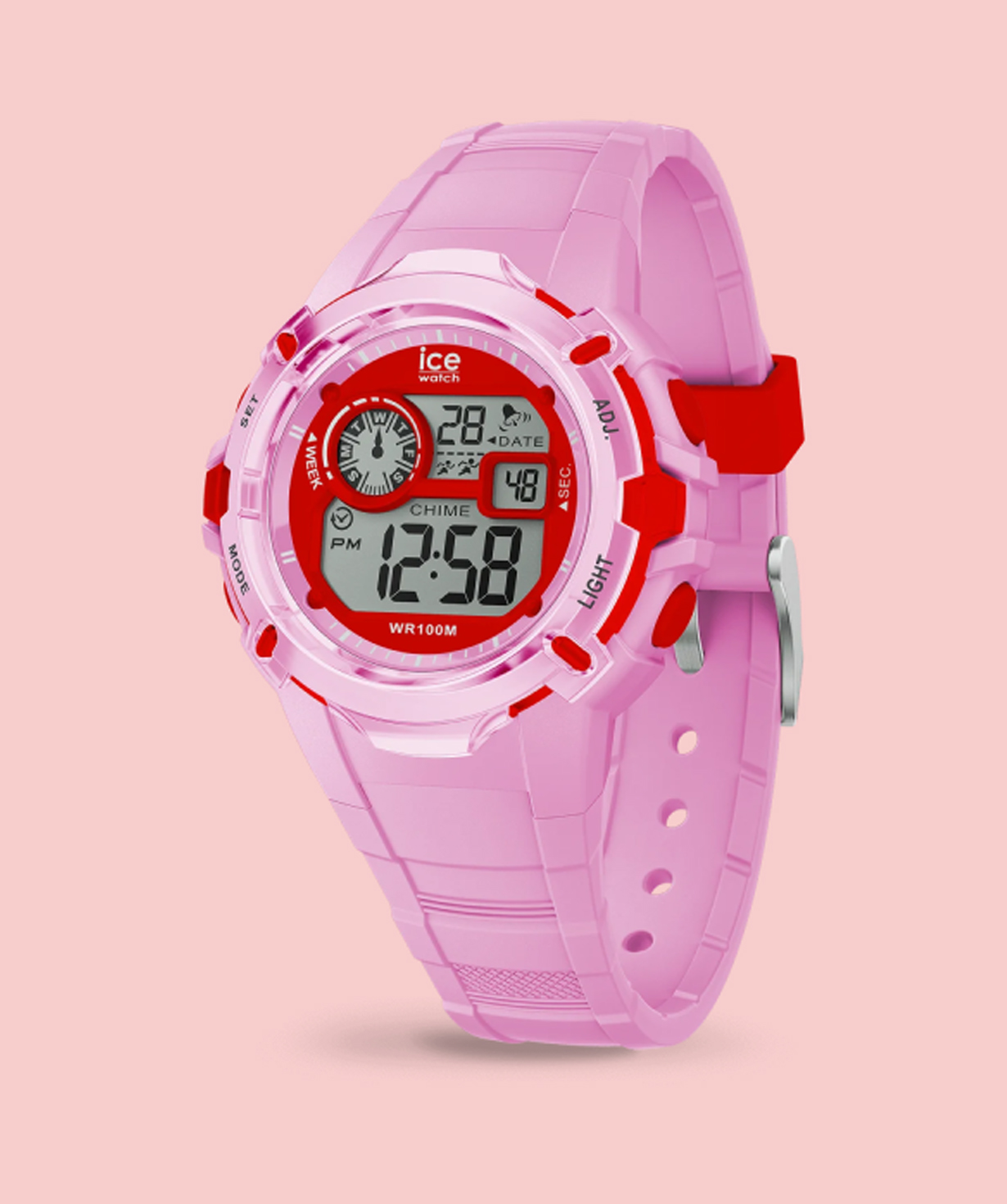 Children's watch «Ice-Watch» Ice Digit Explorer Lovely Pink / 023268
