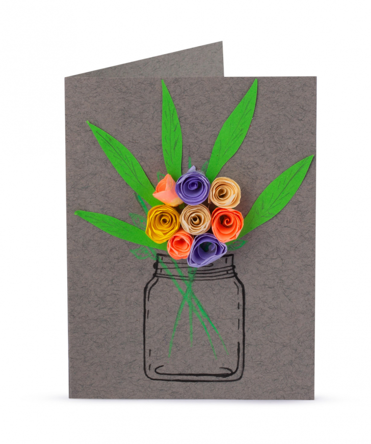 Handmade postcard