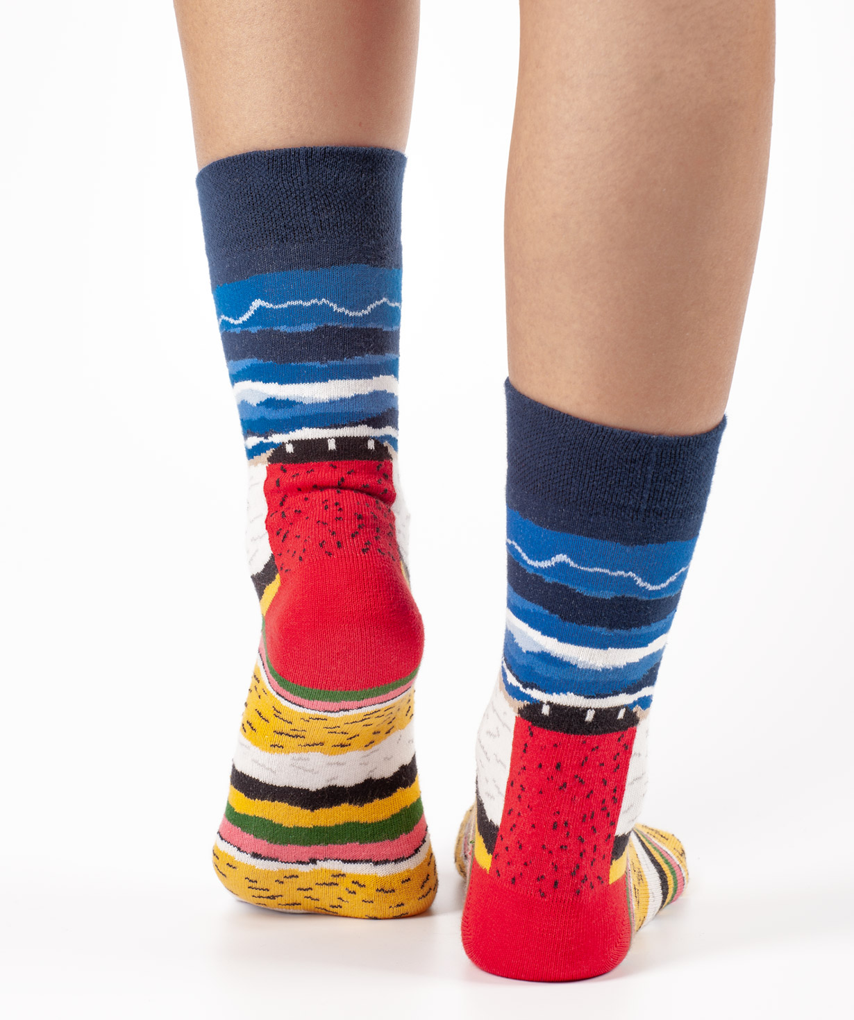 Носки `Art socks` с канвой `Красный дом`