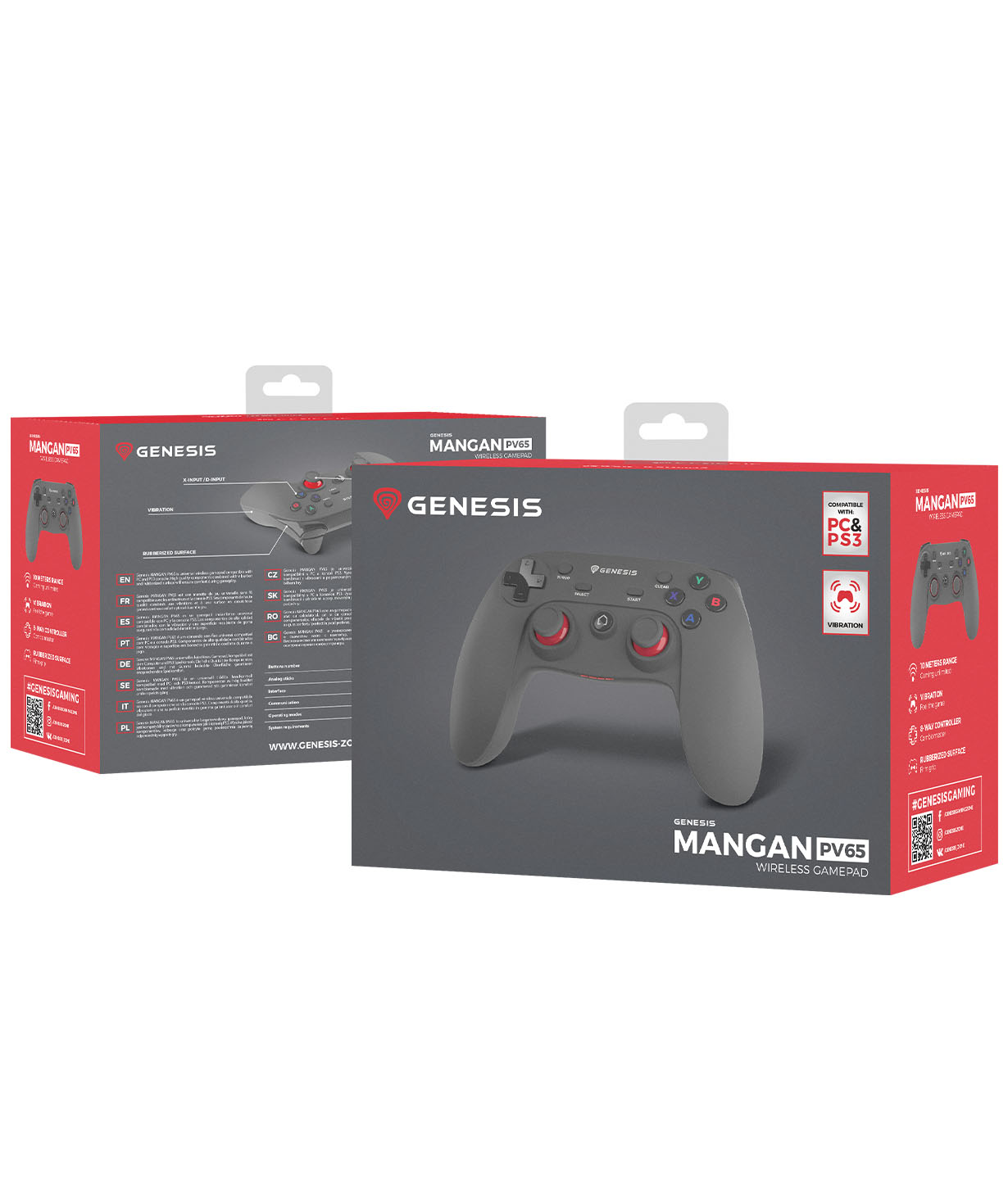 Խաղային անլար կարգավորիչ Genesis Mangan NJG-0739 PV65