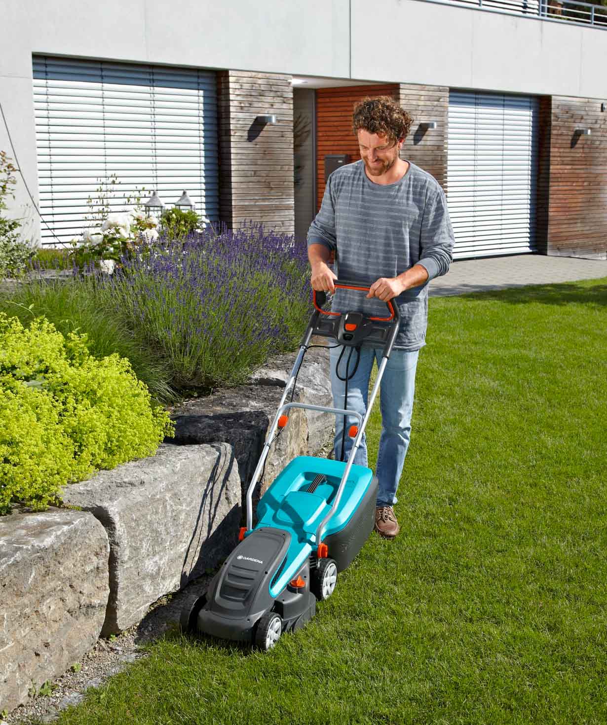Սիզամարգի էլեկտրական հնձիչ «Gardena» PowerMax, 1400/34