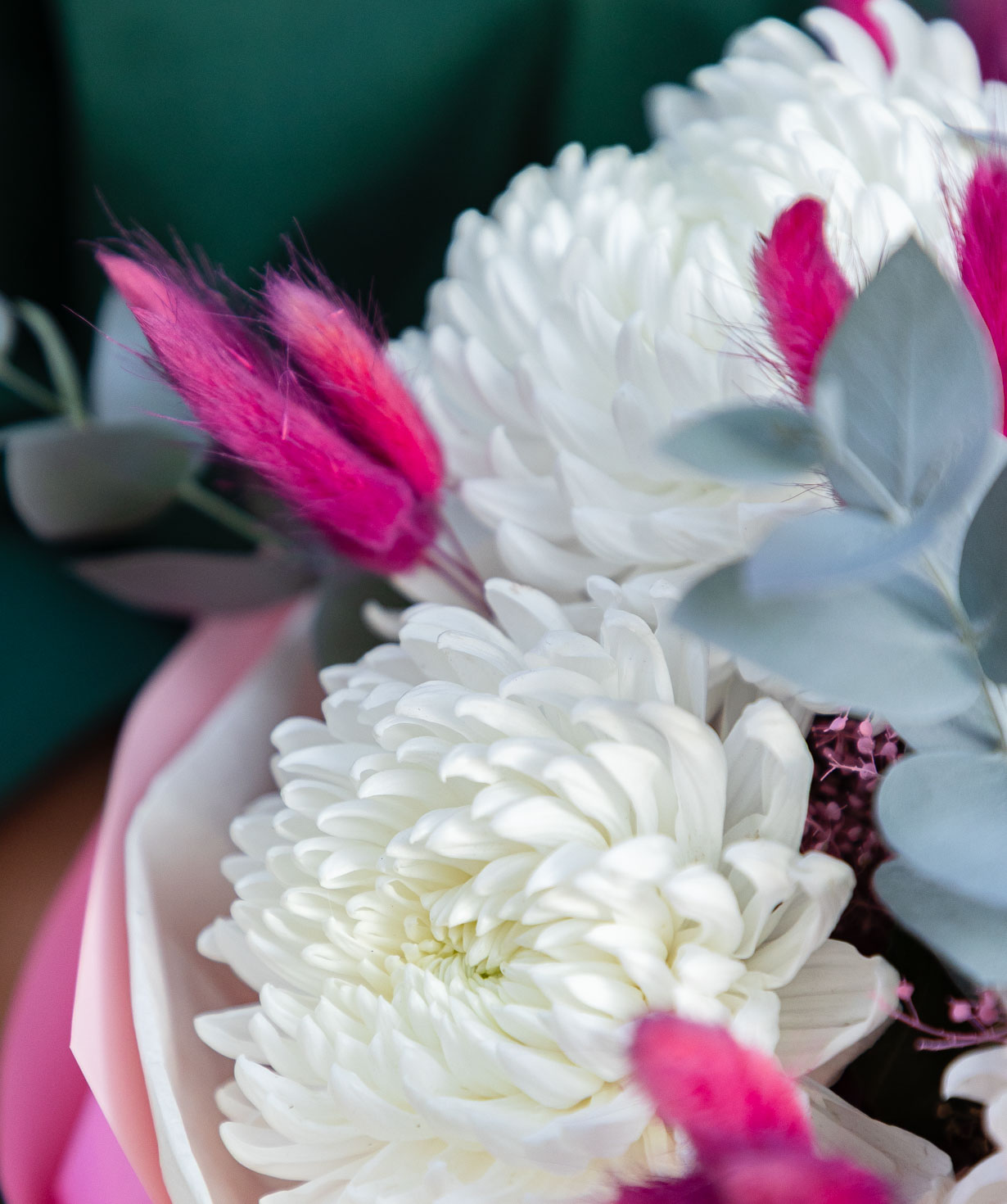 Букет «Caprice» с хризантемами №48