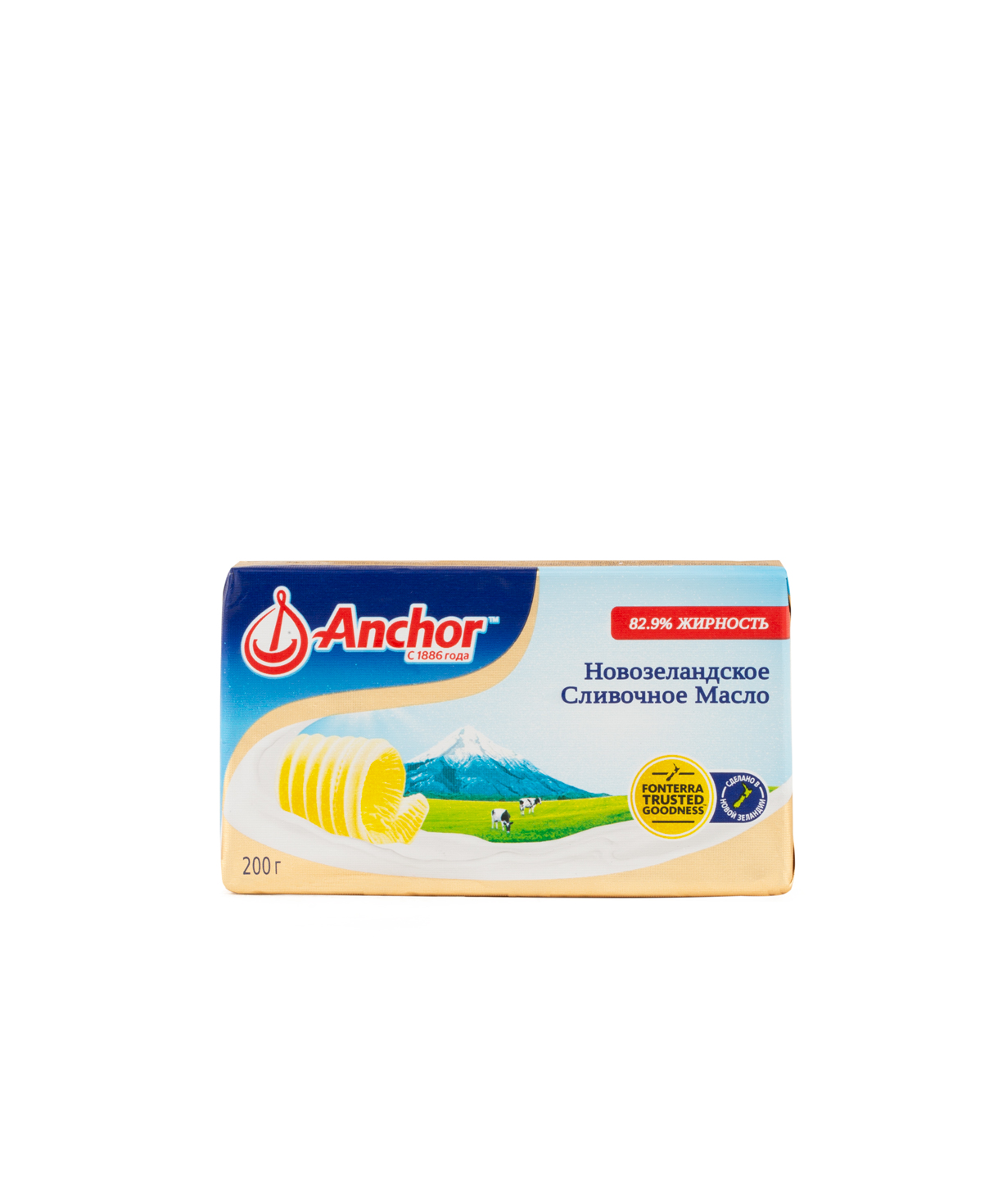 Масло сливочное `Anchor` 82% 200г