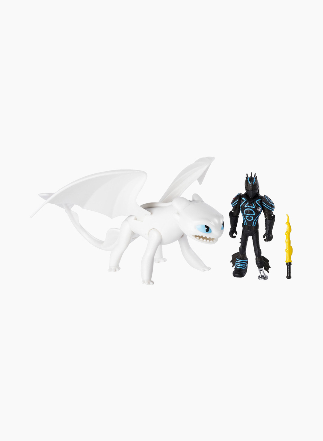 Spin Master Cartoon Character Figurines Dreamworks Dragons Night Fury and Hiccup