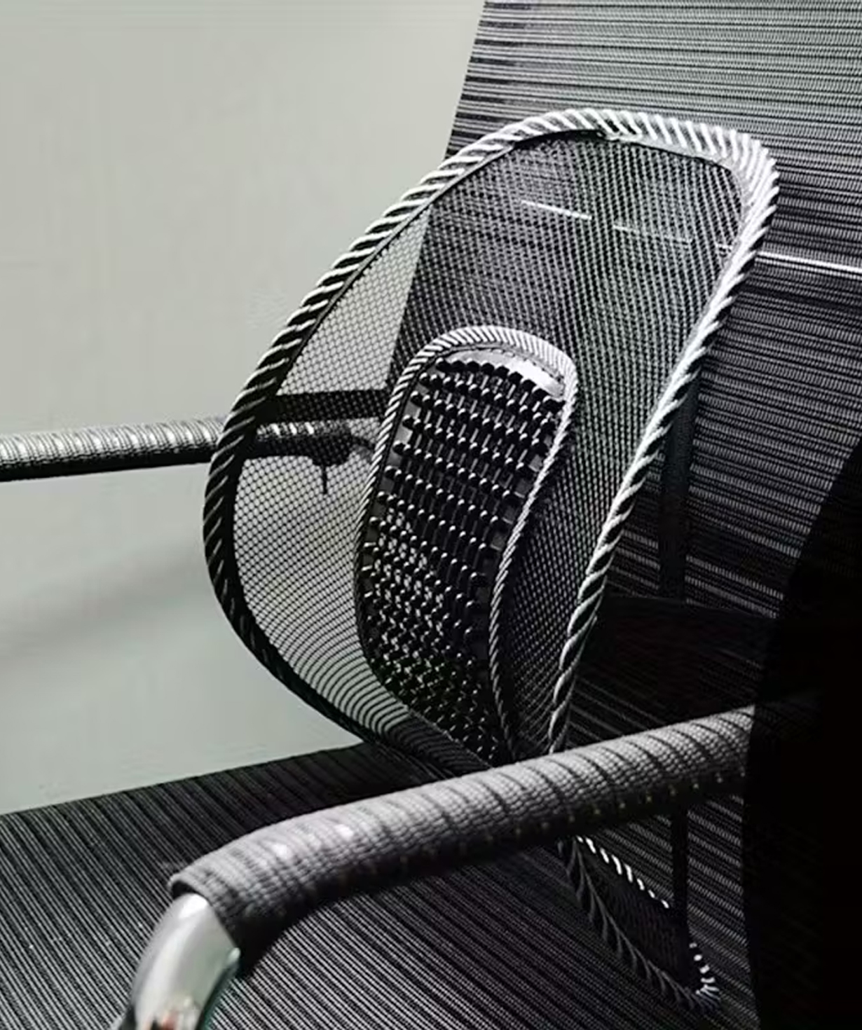Breathable orthopedic lumbar support for car and chair №386