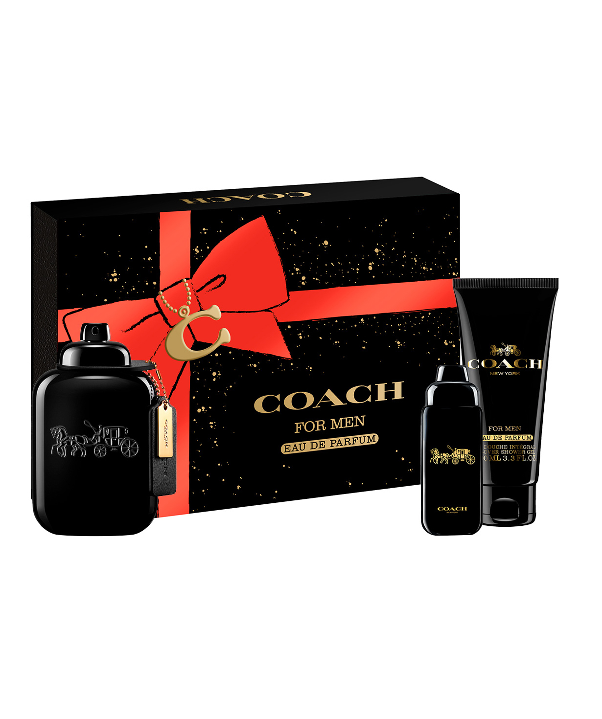 Perfume «Coach» EDP, for men, 100+15+100 ml