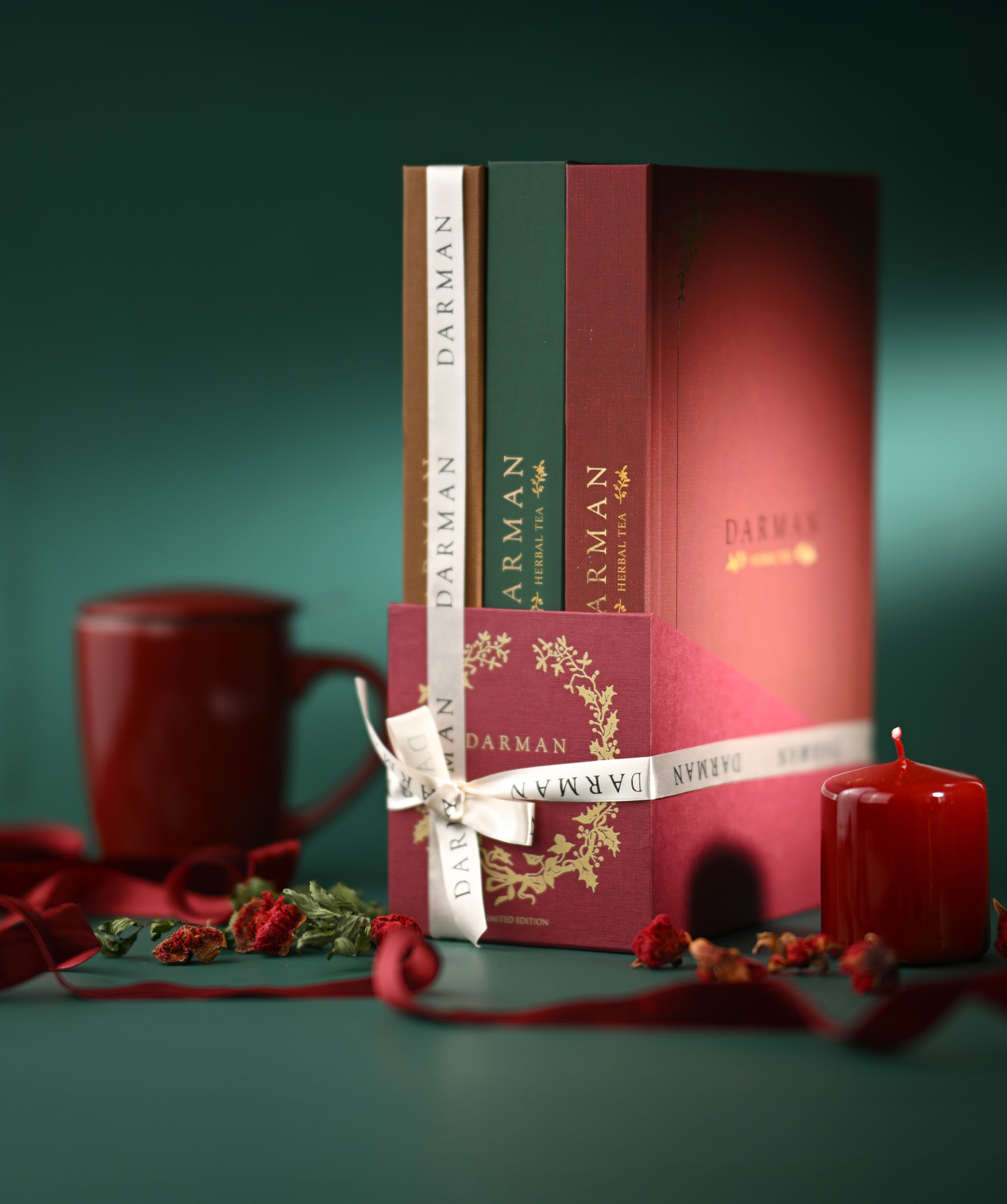 Darman Tea Set, 3 books, 36 tea bags