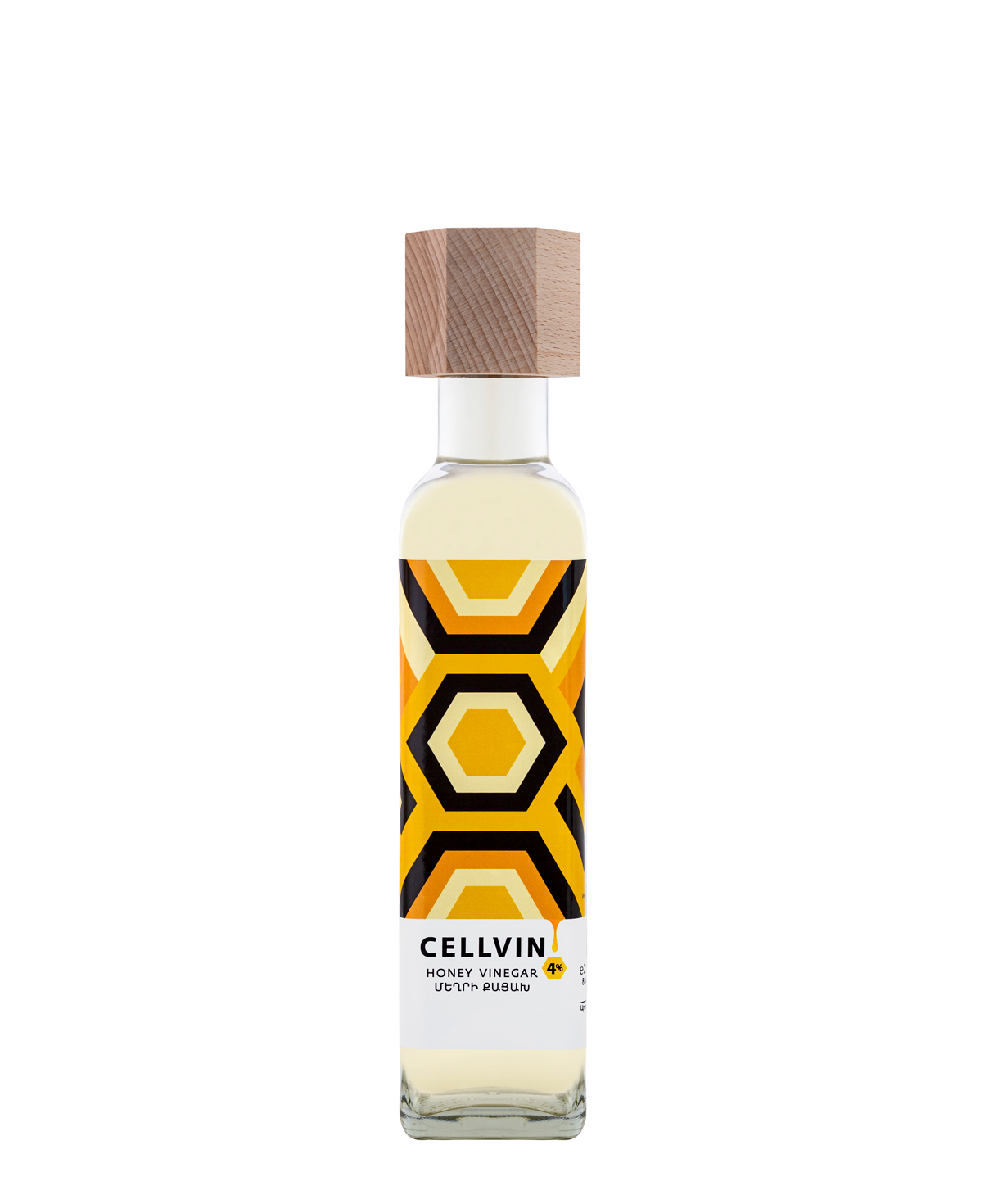 Honey cider vinegar `CELLVIN` 250 ml