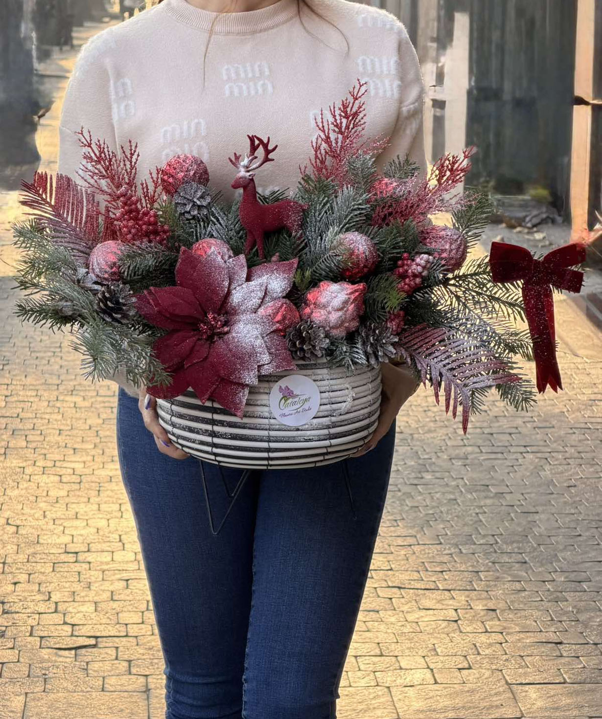 Новогодняя композиция «Cataleya» №105