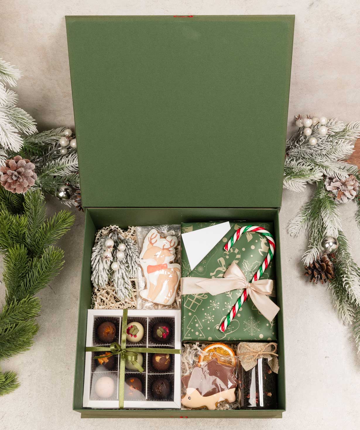 Подарочная коробка «THE BOX» №556 Новогодняя