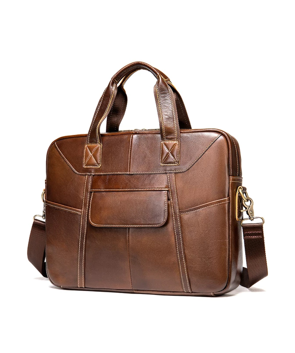 Bag `Diplomat` genuine leather №14
