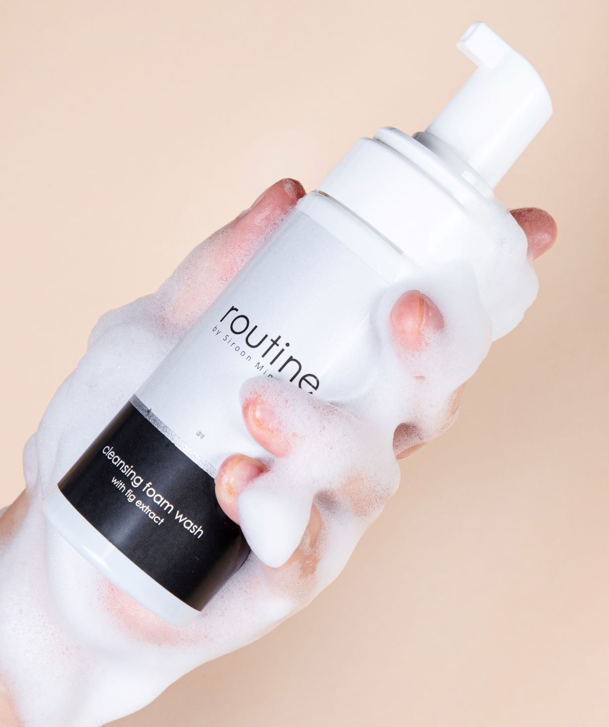 Cleansing foam «Routine» with fig extract, 160 ml