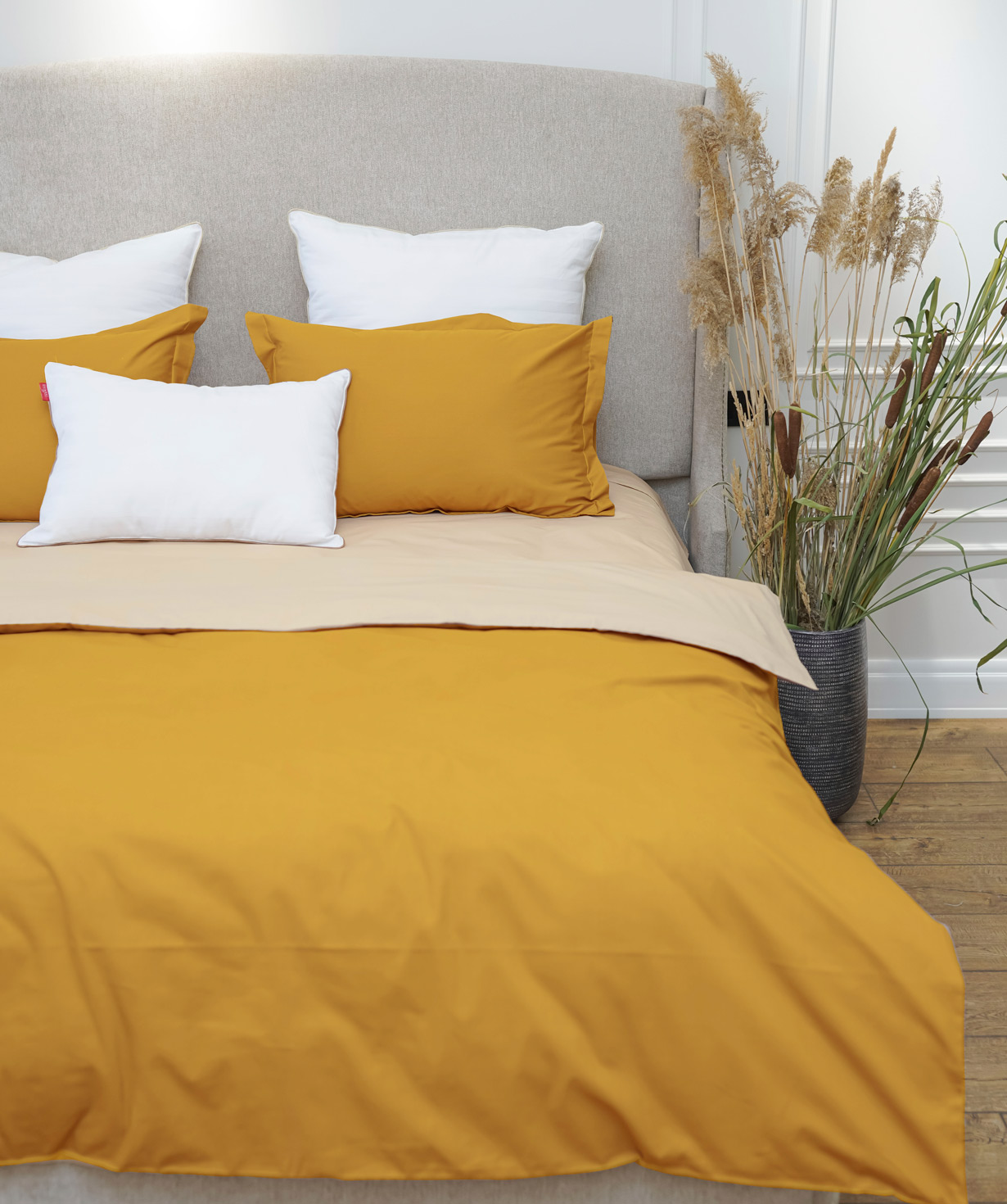 Bedding set «Jasmine Home» single, ochre