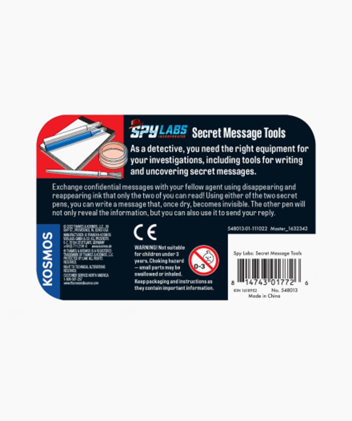 Secret message tools Spy Labs