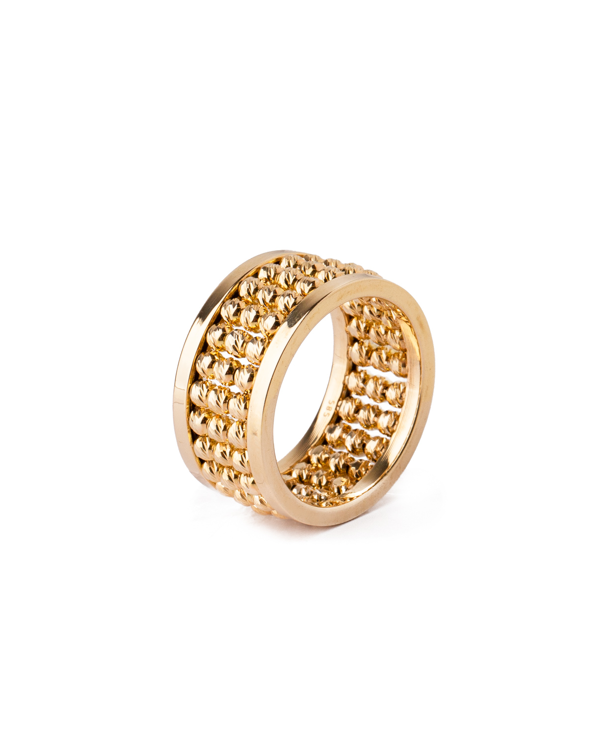 Ring `Less is more` gold №134