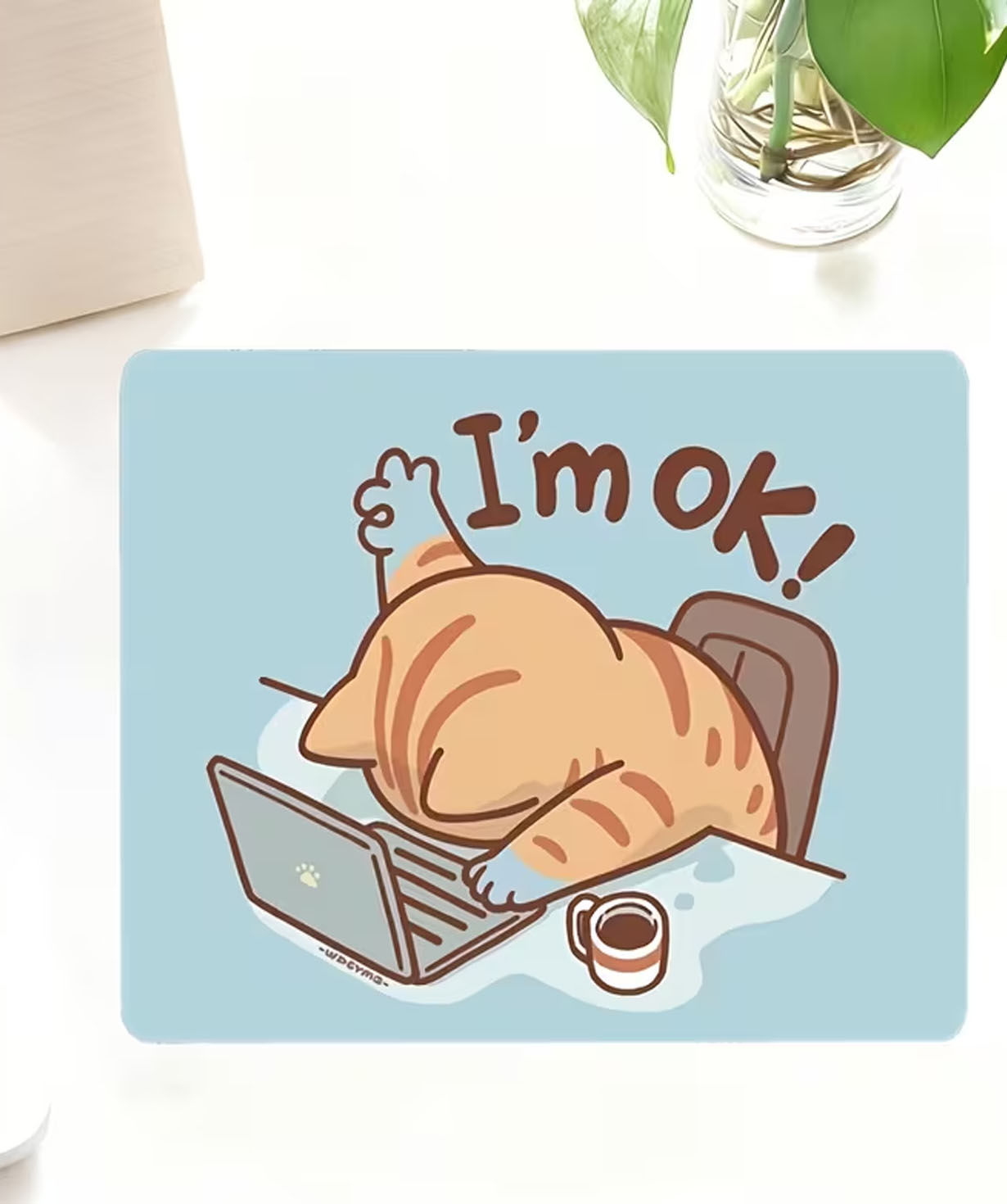 Mouse pad «I'm OK» №389 18x22 cm