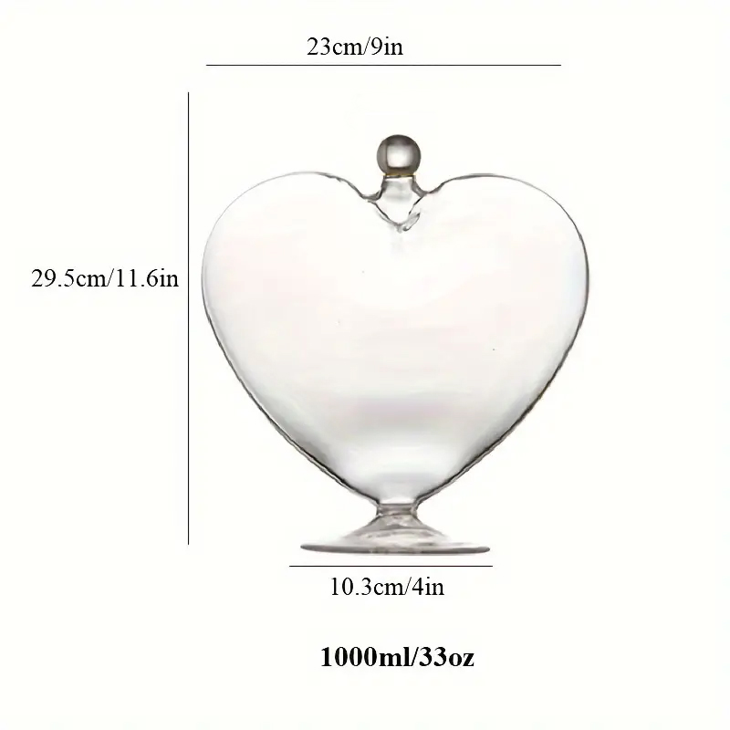 Wine decanter «Gift Store» Heart 1 l