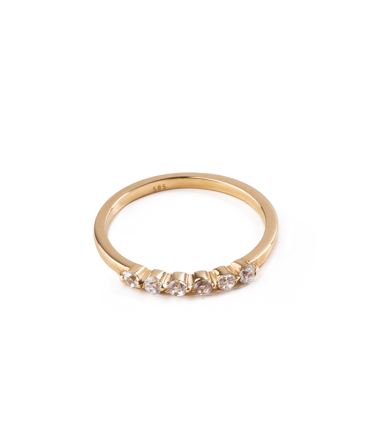 Ring `Less is more` gold №140