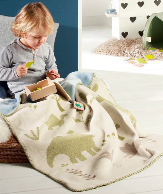 Baby Blanket ''Biederlack Safari'' 75 x 100 cm