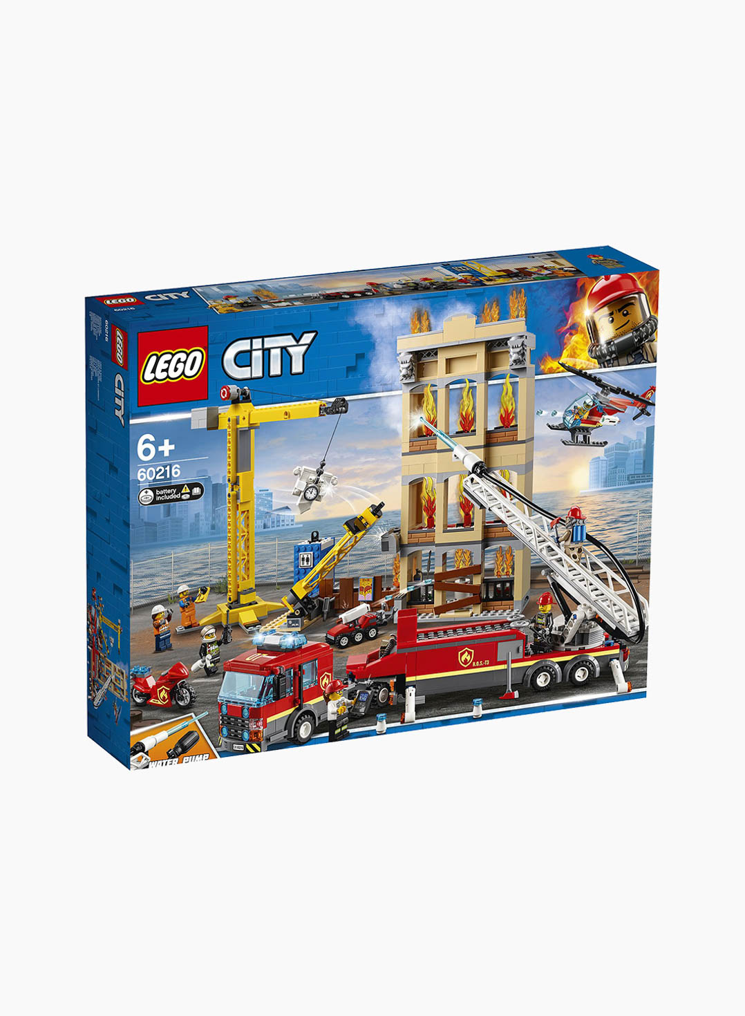 Lego City Կառուցողական Խաղ Կենտրոնական Հակահրդեհային Կայան