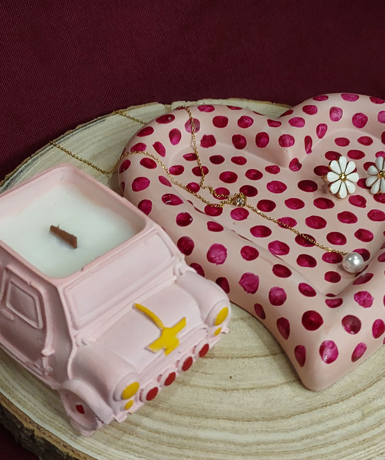 Подарочный набор «Blue Moon» свеча + подставка, ароматизированная