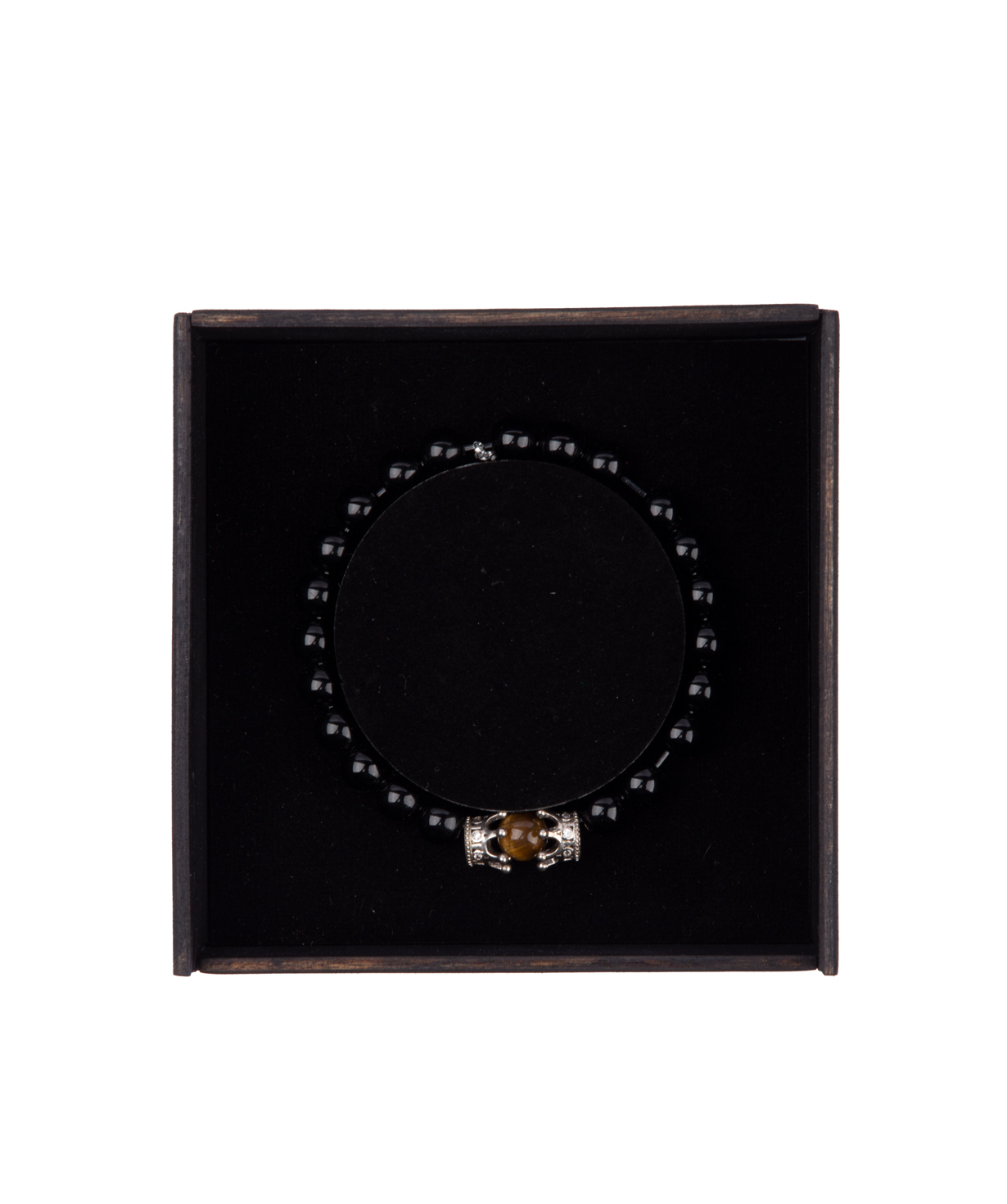 Mens bracelet  with natural stones