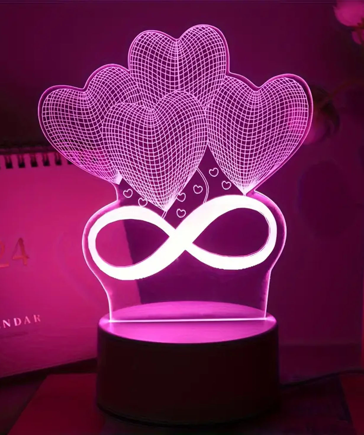 LED Լամպ «Gift Store» 3D Eternity №1117