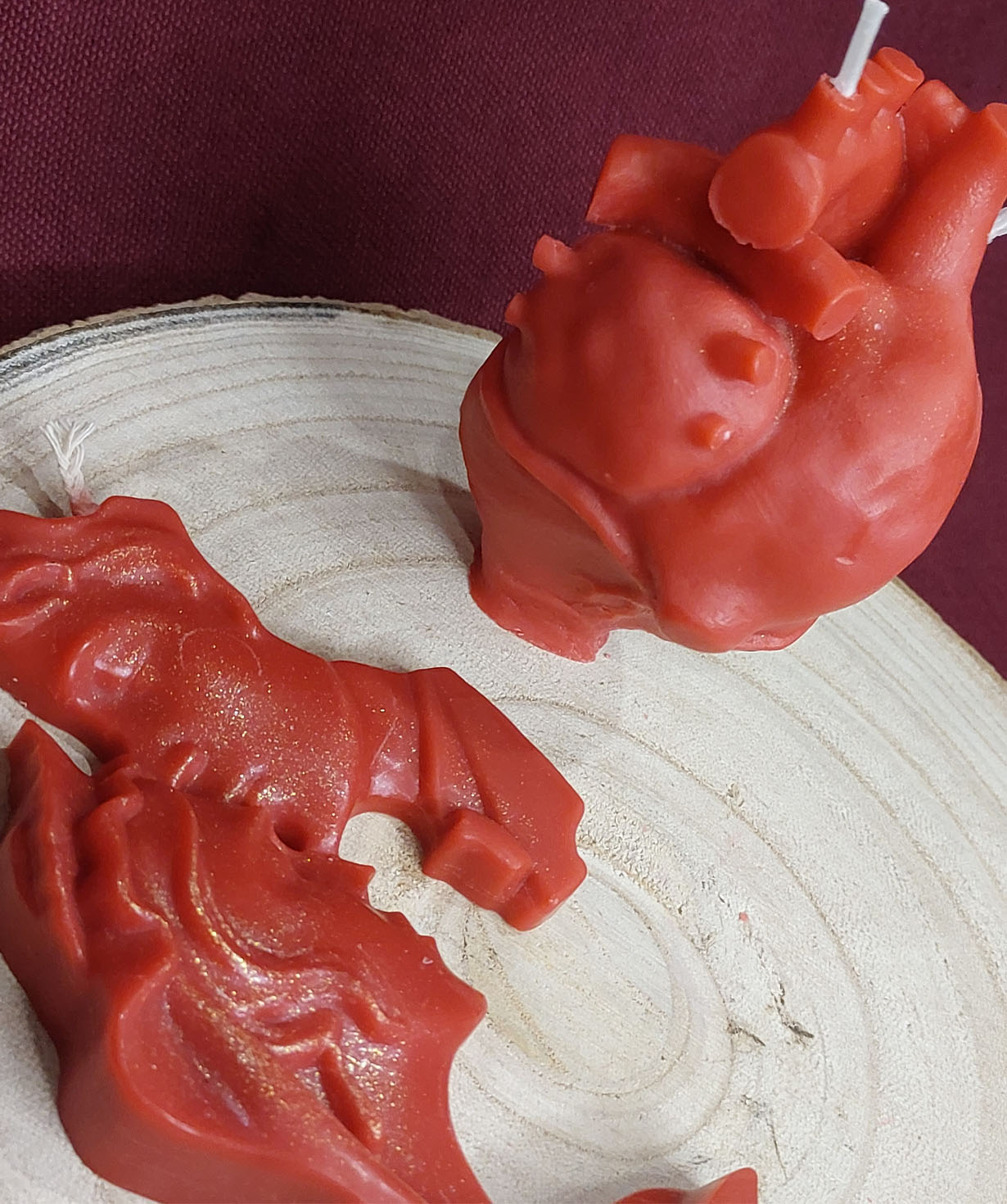 Набор свечей «Blue Moon» Сердце + Ваагн и Астхик, не ароматизированные