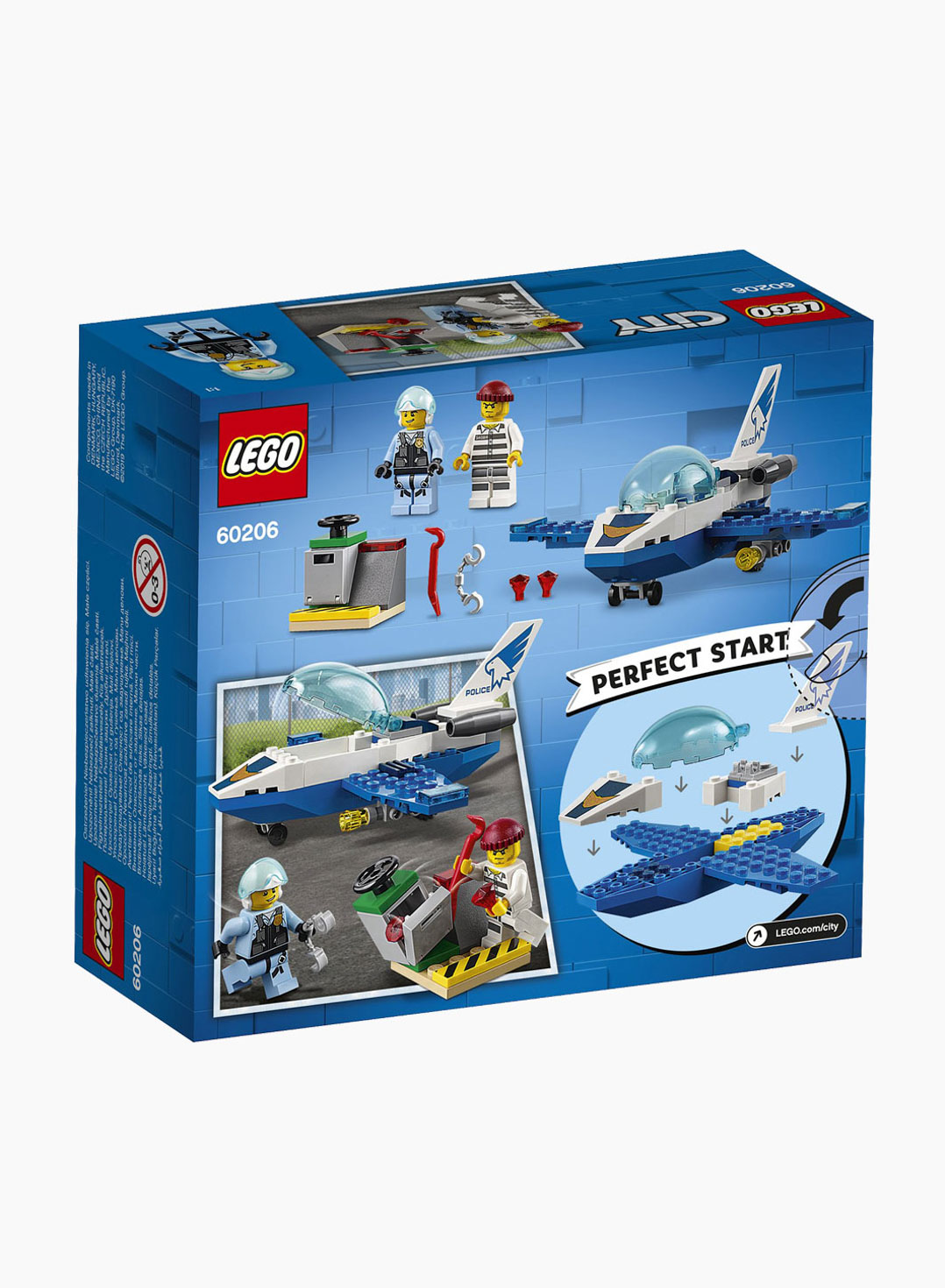 Lego City Կառուցողական Խաղ «Օդային Ոստիկանություն. Պարեկային Ինքնաթիռ»