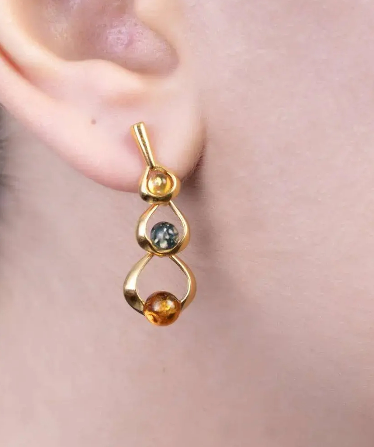 Серебряные серьги «SiaMoods» SE675GP