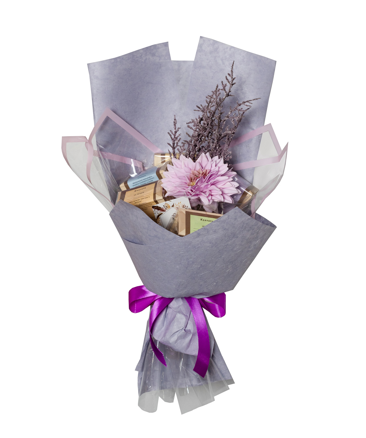 Gift bouquet «Cantata» with coffee and tea №46