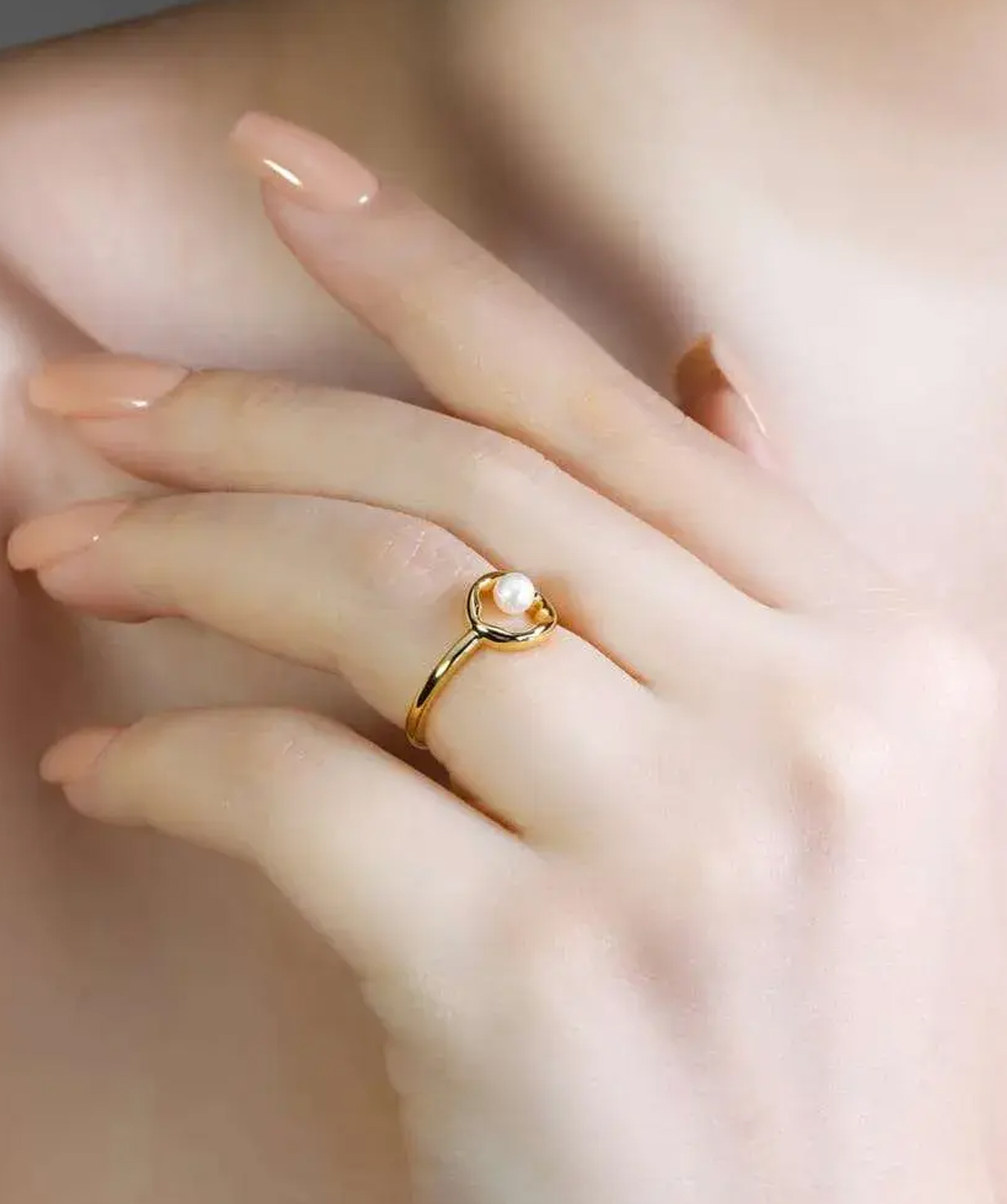 Silver ring «SiaMoods» SR167GP 17