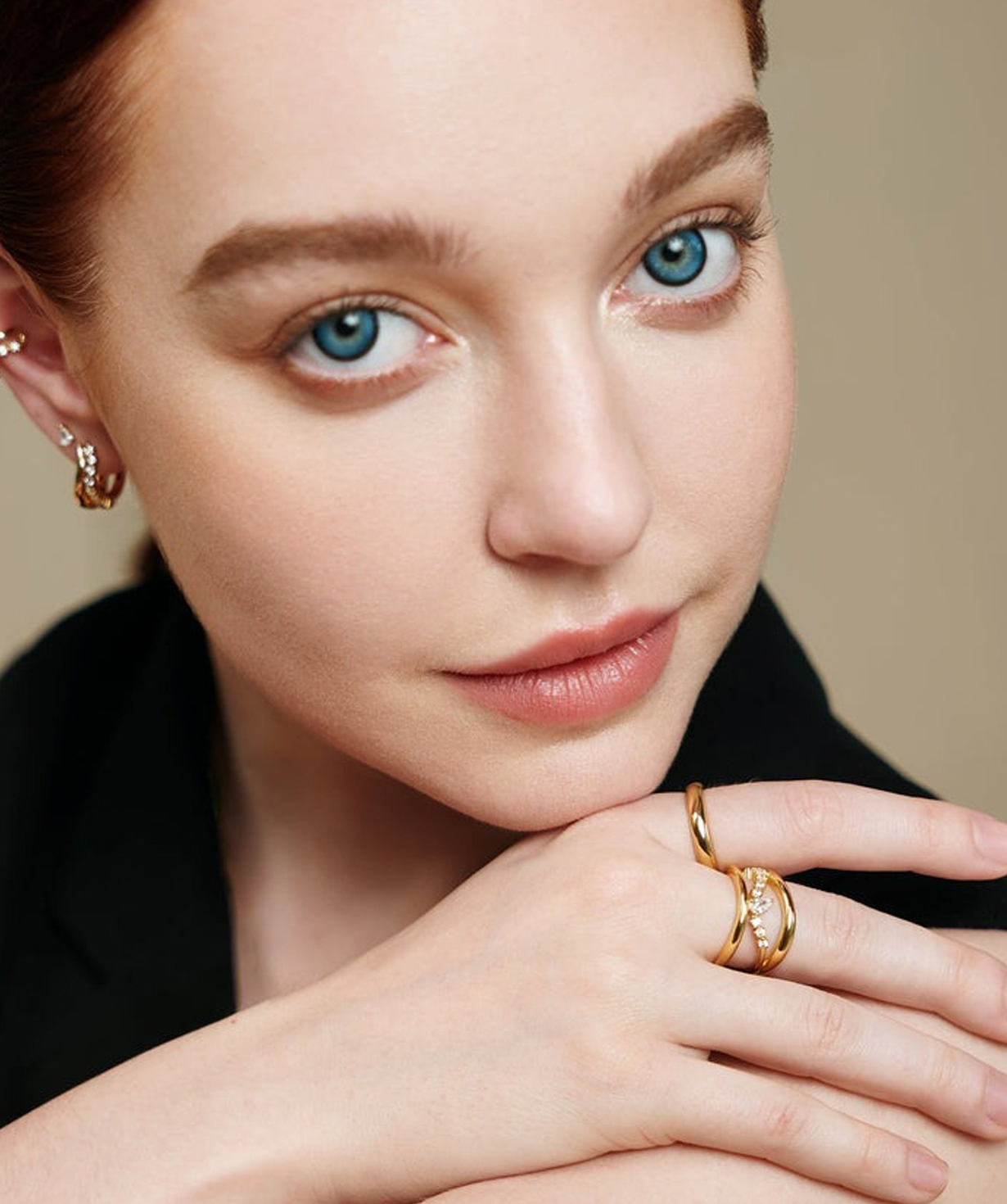 Silver ring «Ania Haie» R056-02G-54