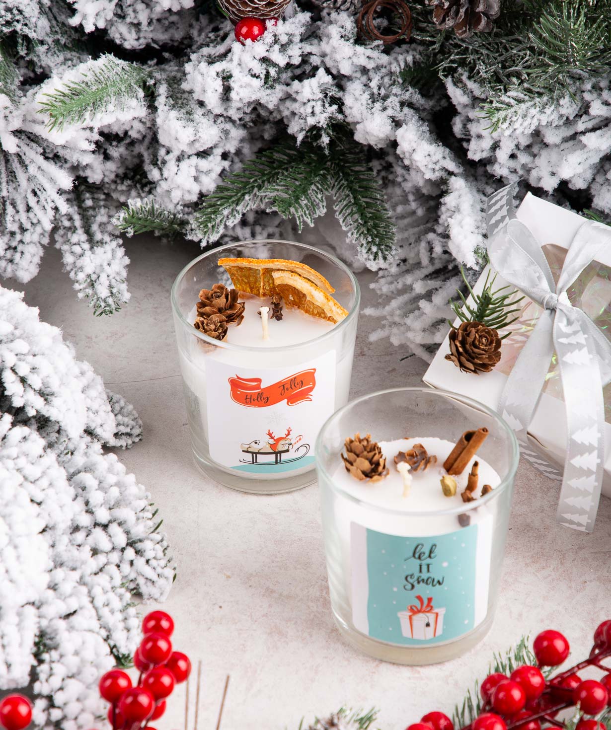 Christmas candles' set ''Ochaar'' №2