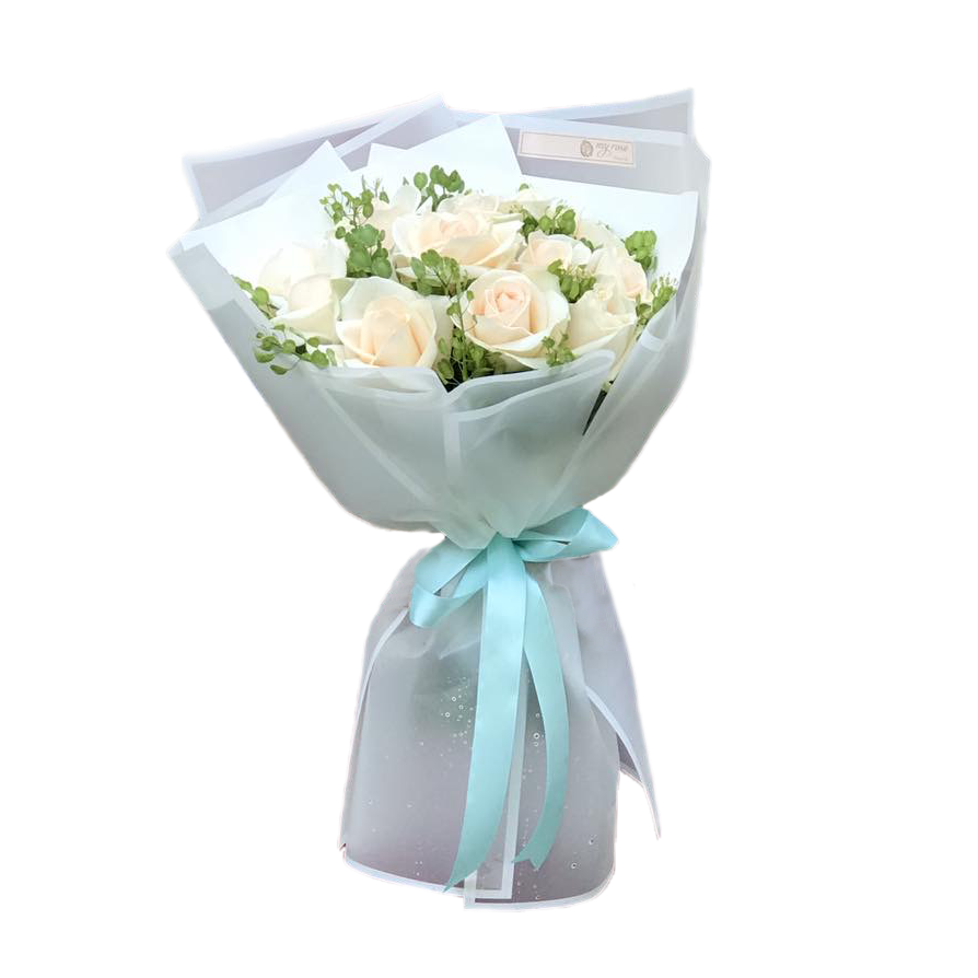 Bouquet `Ilanski` with roses