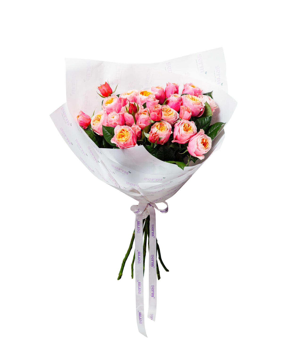 Bouquet «Trikeri» with peony roses