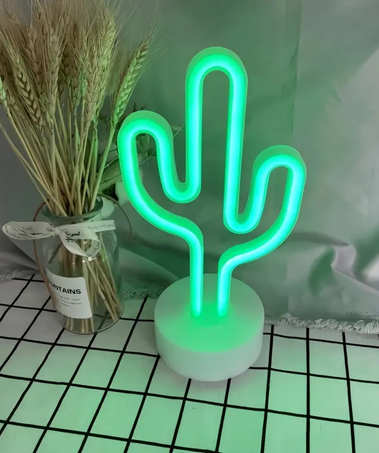 Неоная вывеска «Gift Store» Cactus №253