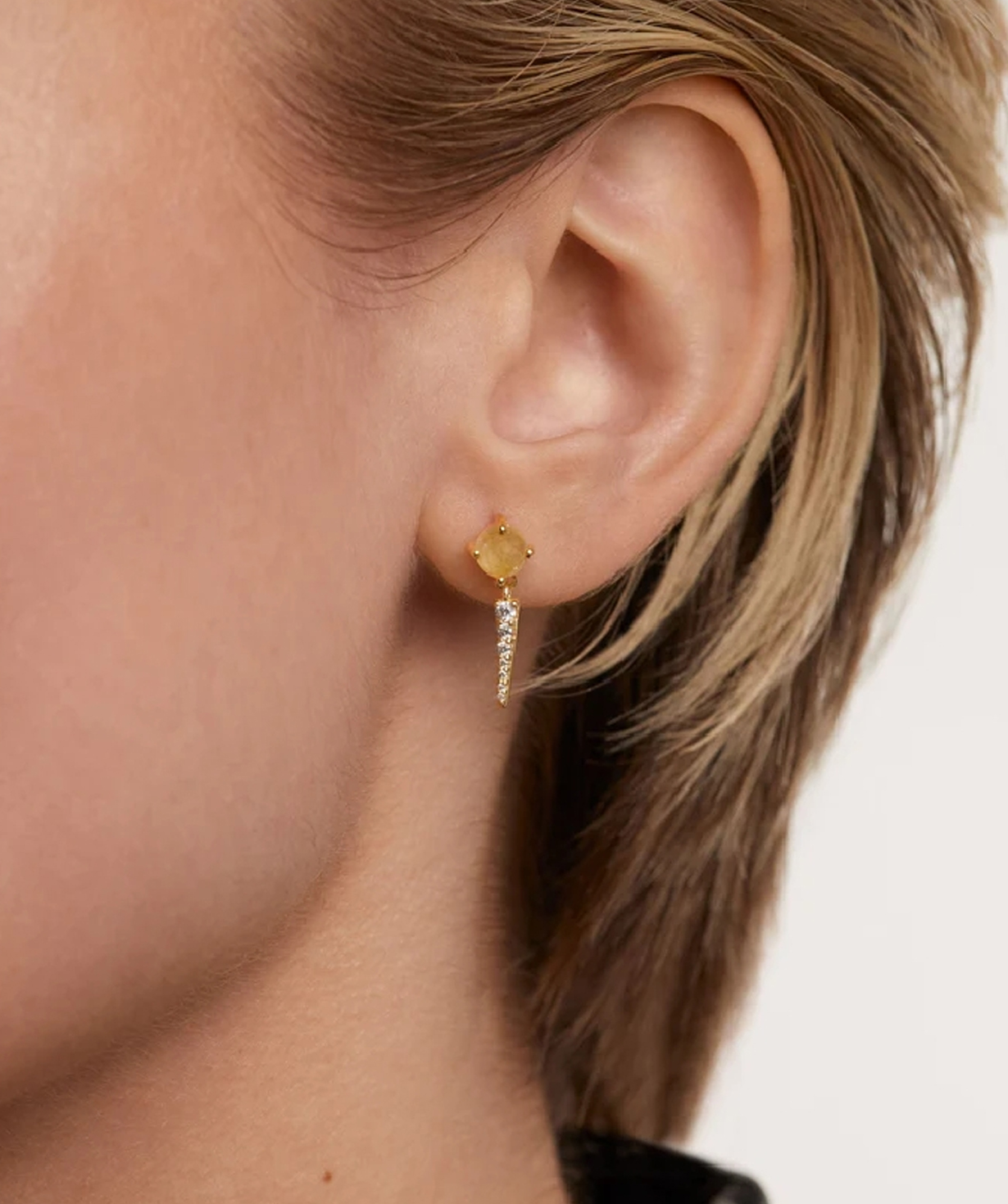 Silver single earring «PDPAOLA» PG01-719-U